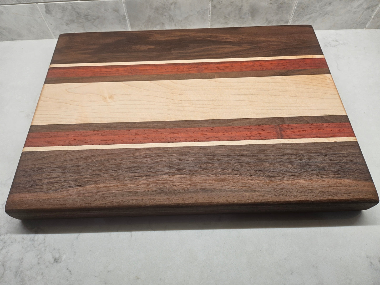 White Stripe Cutting Board