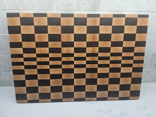 Maple and Walnut Checkered Board