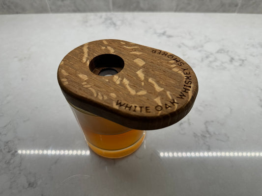 Whiskey Smoker with Woodchip Sample